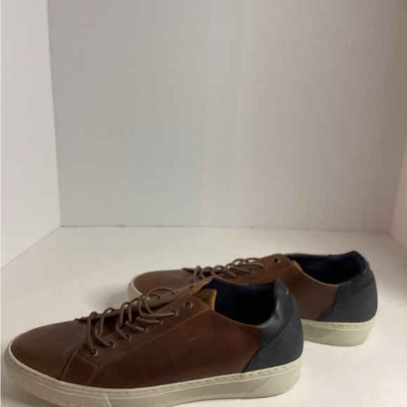 Bull Boxer Brown Leather Men's Sneakers sz 9 - Picture 4 of 7